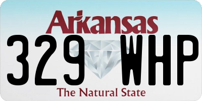 AR license plate 329WHP