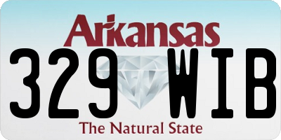 AR license plate 329WIB