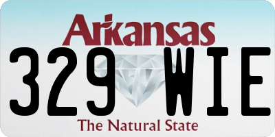 AR license plate 329WIE