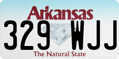 AR license plate 329WJJ