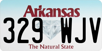 AR license plate 329WJV