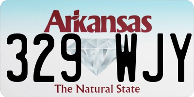 AR license plate 329WJY