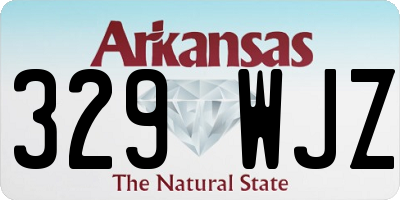 AR license plate 329WJZ