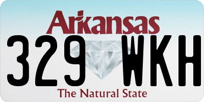 AR license plate 329WKH