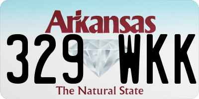 AR license plate 329WKK