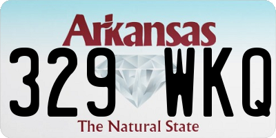 AR license plate 329WKQ