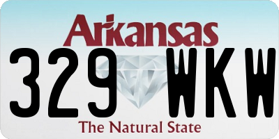 AR license plate 329WKW
