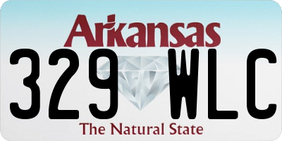 AR license plate 329WLC