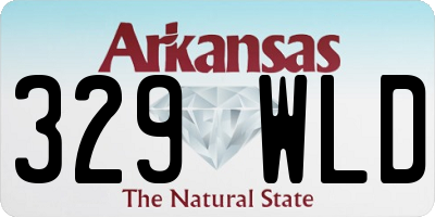 AR license plate 329WLD