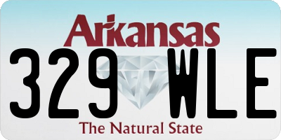 AR license plate 329WLE