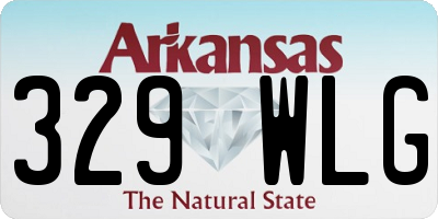 AR license plate 329WLG