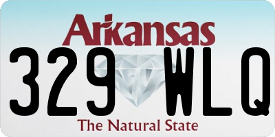 AR license plate 329WLQ