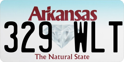 AR license plate 329WLT