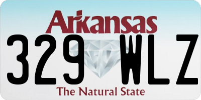 AR license plate 329WLZ