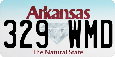 AR license plate 329WMD