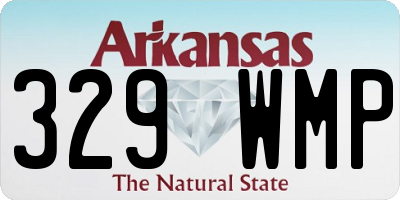 AR license plate 329WMP