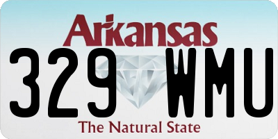 AR license plate 329WMU