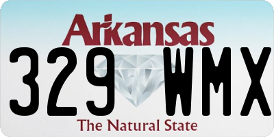 AR license plate 329WMX