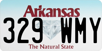 AR license plate 329WMY