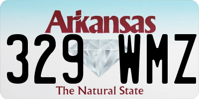 AR license plate 329WMZ