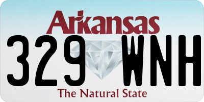 AR license plate 329WNH