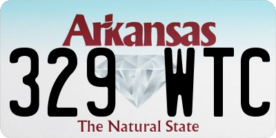 AR license plate 329WTC