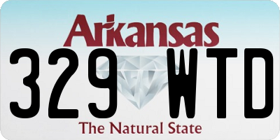 AR license plate 329WTD