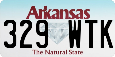 AR license plate 329WTK