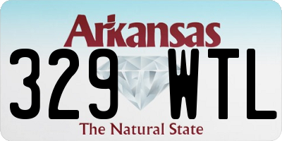 AR license plate 329WTL