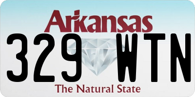 AR license plate 329WTN
