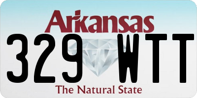 AR license plate 329WTT