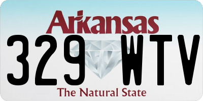 AR license plate 329WTV