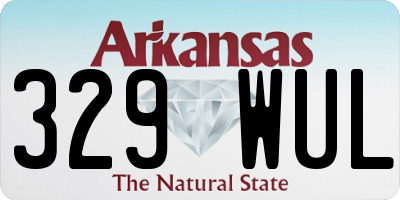 AR license plate 329WUL