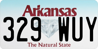 AR license plate 329WUY
