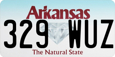 AR license plate 329WUZ