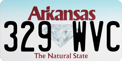 AR license plate 329WVC