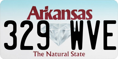 AR license plate 329WVE