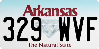 AR license plate 329WVF