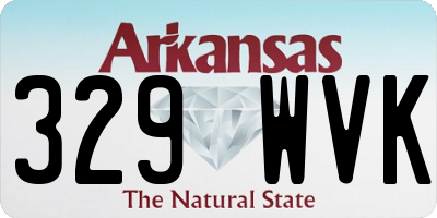 AR license plate 329WVK