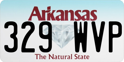 AR license plate 329WVP