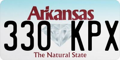 AR license plate 330KPX