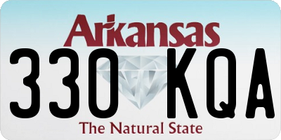 AR license plate 330KQA