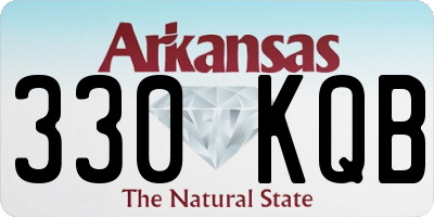 AR license plate 330KQB