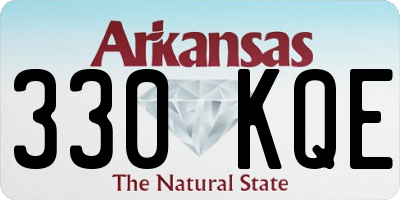 AR license plate 330KQE