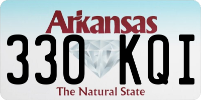 AR license plate 330KQI