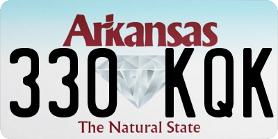AR license plate 330KQK