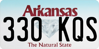 AR license plate 330KQS