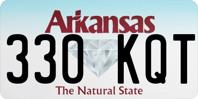 AR license plate 330KQT