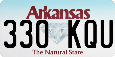 AR license plate 330KQU