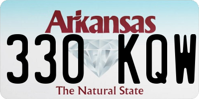 AR license plate 330KQW